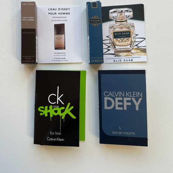 Calvin Klein Grooming Mens Fragrance Sample Set Ck Shock Elie Sabb